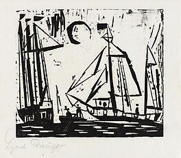 Lyonel Feininger - Segelboote mit Mond, 56557-1, Van Ham Kunstauktionen