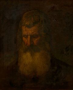 Unbekannter Kuenstler - Baertiger Prophetenkopf, 73758-1, Van Ham Kunstauktionen