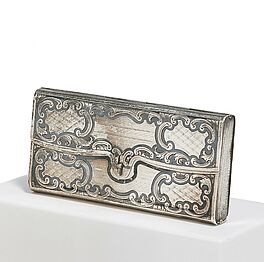 Vasilii Semenov - Zigarettenetui in Form einer Brieftasche mit Niellodekor, 80693-43, Van Ham Kunstauktionen