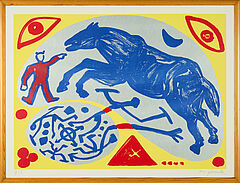 AR Penck - Ohne Titel Pferd, 81077-6, Van Ham Kunstauktionen