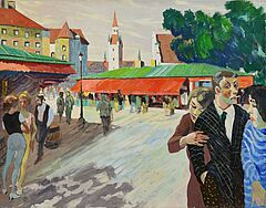 Stas Blinov - Am Viktualienmarkt, 63534-2, Van Ham Kunstauktionen