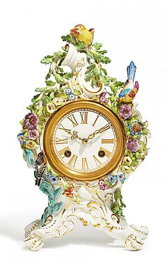 Meissen - Pendule mit Voegeln, 58051-88, Van Ham Kunstauktionen