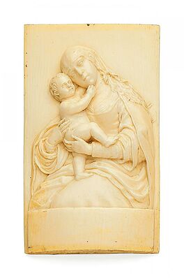 Relief Maria mit Kind, 57059-18, Van Ham Kunstauktionen