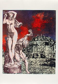 Joerg Immendorff - Stadtansichten Motiv 3 fuer die Aktie, 56801-727, Van Ham Kunstauktionen