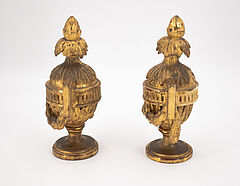 Deutschland und Frankreich - Paar kleine Ziervasen und paar Leuchter, 75910-14, Van Ham Kunstauktionen