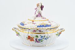 KPM - Speiseservice Breslauer Stadtschloss fuer vier Personen, 73793-6, Van Ham Kunstauktionen