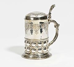 Neresheimer - Historismus Deckelhumpen mit Nuppendekor, 73550-4, Van Ham Kunstauktionen