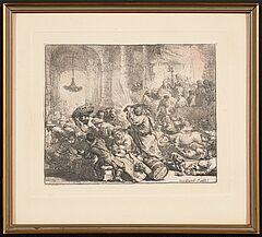 Rembrandt van Rijn - Christus vertreibt die Haendler aus dem Tempel, 81297-2, Van Ham Kunstauktionen