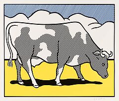 Roy Lichtenstein - Cow Triptych Cow Going Abstract, 75048-1, Van Ham Kunstauktionen