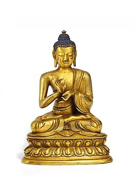 Buddha Shakyamuni mit dharmachakra mudra, 66185-5, Van Ham Kunstauktionen
