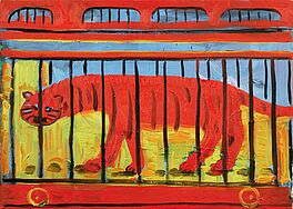 Karl Horst Hoedicke - Ohne Titel Der Tiger in seinem Kaefig, 80931-7, Van Ham Kunstauktionen