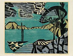 Carl-Heinz Kliemann - Landschaft bei Crikvenica Jugoslawische Kueste, 62313-293, Van Ham Kunstauktionen