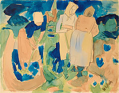 Willy Robert Huth - Baeuerinnen auf dem Feld, 80374-221, Van Ham Kunstauktionen