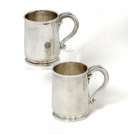 Paar kleine George I Mugs, 54904-4, Van Ham Kunstauktionen
