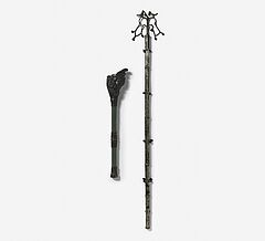 Drachentrompete und Zeremonialstab, 66644-5, Van Ham Kunstauktionen