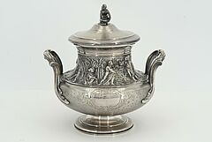 Emile Hugo - Vierteiliges Service mit reichen figuerlichen Szenen, 70398-1, Van Ham Kunstauktionen