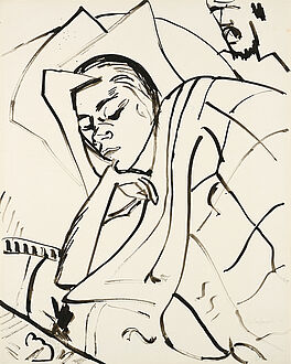 Erich Heckel - Schlafende, 81112-1, Van Ham Kunstauktionen