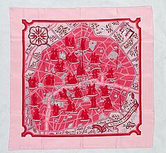 Hermes - Carre 90 Les Amoureux de Paris, 67220-38, Van Ham Kunstauktionen