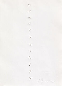 Lucio Fontana - Ohne Titel Aus Apocalissi e sedici traduzioni, 68201-1, Van Ham Kunstauktionen