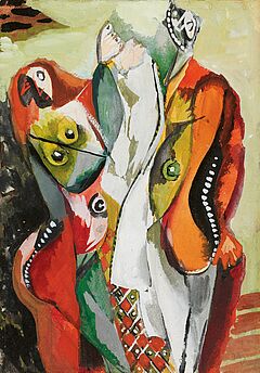 Ernst Wilhelm Nay - Paar mit weissem Tuch, 80413-1, Van Ham Kunstauktionen