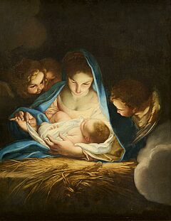 Italienische Schule - Anbetung des Kindes, 75326-14, Van Ham Kunstauktionen