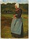 Max Liebermann - Hollaenderin in Landschaft, 82124-29, Van Ham Kunstauktionen