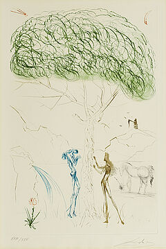 Salvador Dali - Sous le pin parasol Aus Tristan et Iseult, 65253-7, Van Ham Kunstauktionen