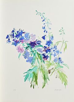 Oskar Kokoschka - Delphinium, 62733-51, Van Ham Kunstauktionen