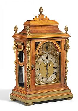 London - Georgian Bracket Clock mit Carillon, 60726-1, Van Ham Kunstauktionen