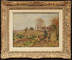 Hugo Muehlig - Nach der Treibjagd, 81700-1, Van Ham Kunstauktionen