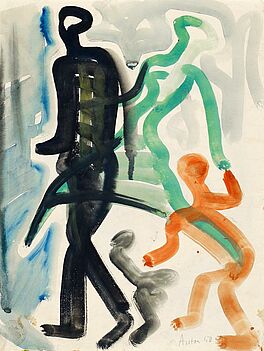 Anton Raederscheidt - Personnage, 56216-3, Van Ham Kunstauktionen