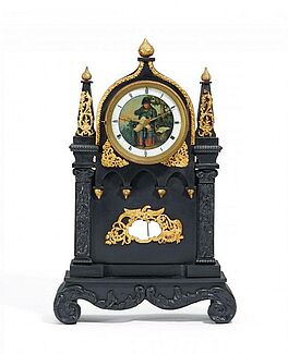 Biedermeier Uhr mit Automat, 54831-59, Van Ham Kunstauktionen