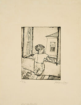 Conrad Felixmueller - Kind am Fenster, 77515-2, Van Ham Kunstauktionen