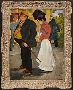 Fritz Petersen - "Straßenszene aus Nordhausen", 80877-13, Van Ham Kunstauktionen