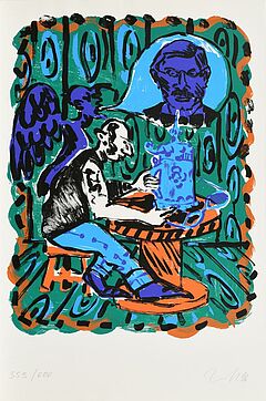 Joerg Immendorff - Ohne Titel, 63493-26, Van Ham Kunstauktionen