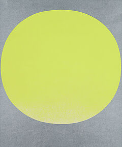 Rupprecht Geiger - Leuchtgelber Kreis auf Silber, 79846-3, Van Ham Kunstauktionen
