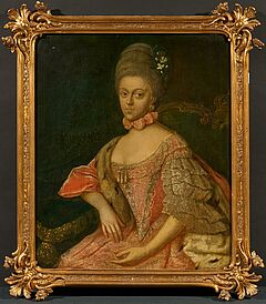 Deutsche Schule - Zwei Gemaelde Damen- und Herrenportraet, 75135-5, Van Ham Kunstauktionen