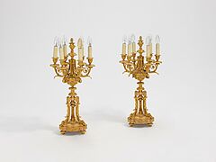 Frankreich - Paar praechtige Girandolen, 76933-59, Van Ham Kunstauktionen