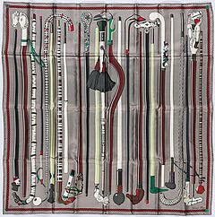 Hermes - Carre Les cannes, 69664-140, Van Ham Kunstauktionen
