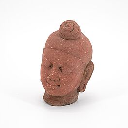 Kleiner Buddha-Kopf, 76654-57, Van Ham Kunstauktionen
