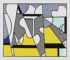Roy Lichtenstein - Cow Triptych Cow Going Abstract, 76854-1, Van Ham Kunstauktionen