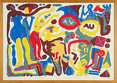 AR Penck - Ohne Titel Au Au, 81077-5, Van Ham Kunstauktionen