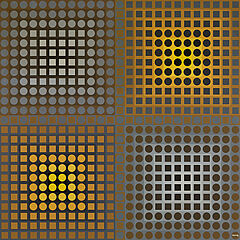 Victor Vasarely - Auktion 317 Los 460, 50505-6, Van Ham Kunstauktionen