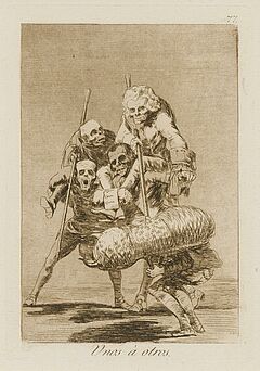 Francisco Jose de Goya y Lucientes - Zwei Blaetter aus der Folge Los Caprichios, 76000-67, Van Ham Kunstauktionen