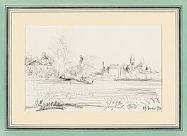 Johann Barthold Jongkind - Landschaft mit Haeusern, 73510-4, Van Ham Kunstauktionen