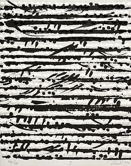 Guenther Uecker - Optische Partitur I - V, 57382-1, Van Ham Kunstauktionen