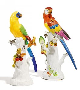 Meissen - Zwei Papageien, 57052-3, Van Ham Kunstauktionen