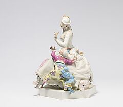 Meissen - Dame mit Mohrenknabe, 75074-75, Van Ham Kunstauktionen