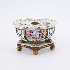 Samson - Tintenfass auf Tatzenfüßen und Blumenmalerei, 81741-31, Van Ham Kunstauktionen