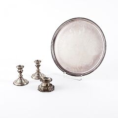 Wilkens  Soehne - Rundes Tablett mit Kordelrand, 75372-82, Van Ham Kunstauktionen